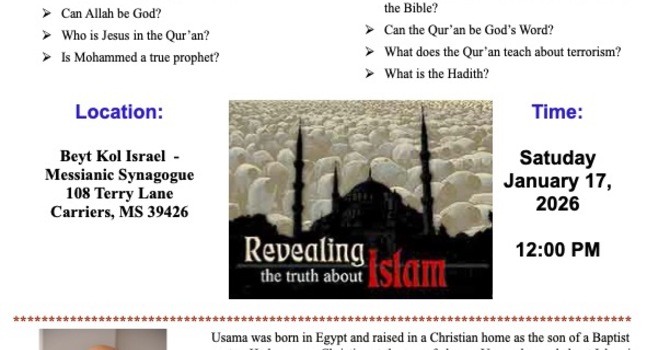 Usama speaking in Carriers, Mississippi