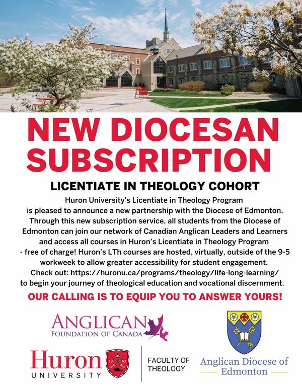 Registration Open for Lifelong Theological Learning at Huron! 