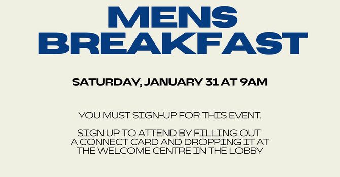 Men's Breakfast