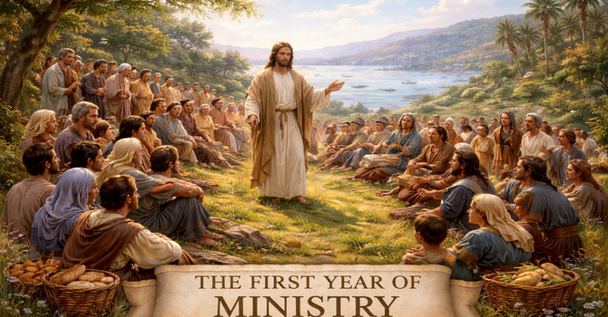 Jesus' First Full Year of Ministry image