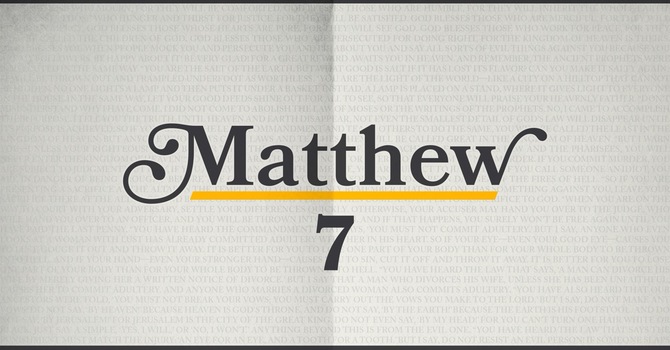Matthew 7 