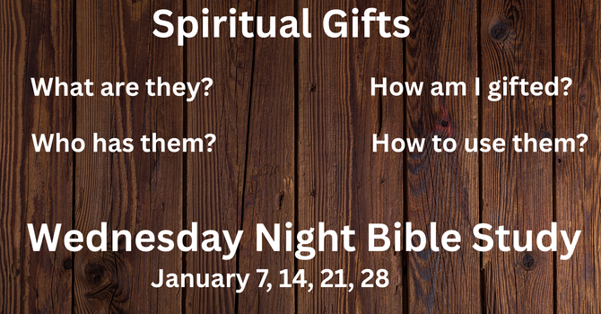 Wednesday Night Adult Bible Study