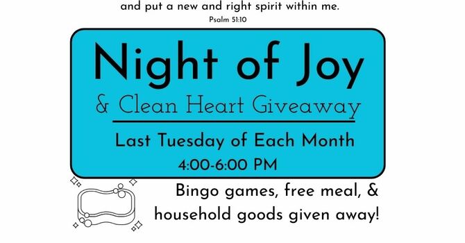 Night of Joy & Clean Heart Giveaway