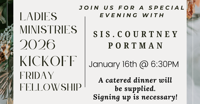 Ladies Ministries - Friday Fellowship