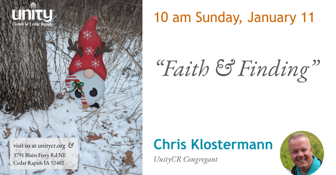  Faith & Finding | Chris Klostermann | January 11, 2026 