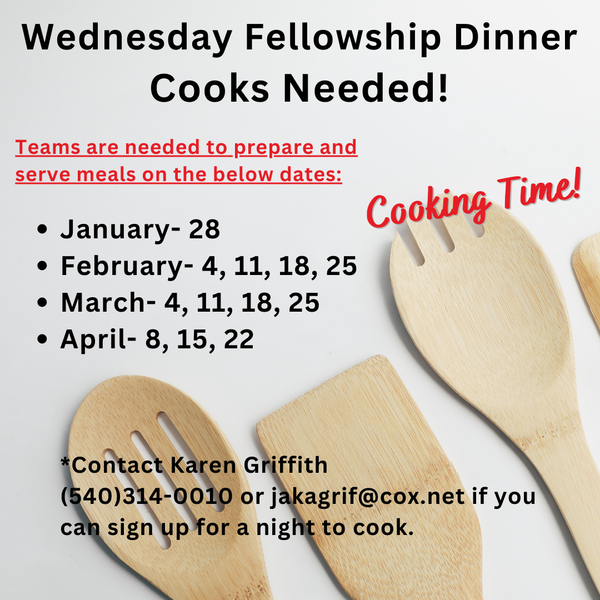 Cooks Needed!