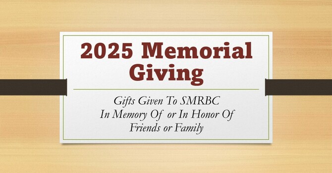 2025 Memorial Giving image