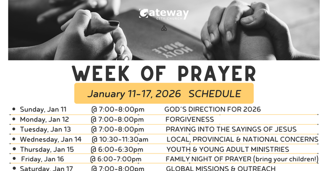 Week Of Prayer