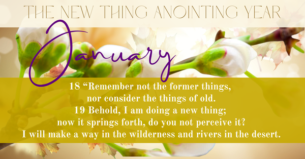 January Meditation Scripture