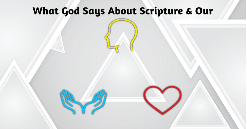 What God Says About Scripture & Our Head, Heart, & Hands.