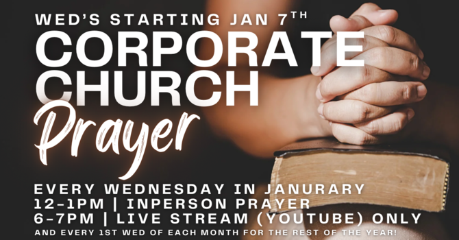 Corporate Church Prayer | YouTube (Live Stream)