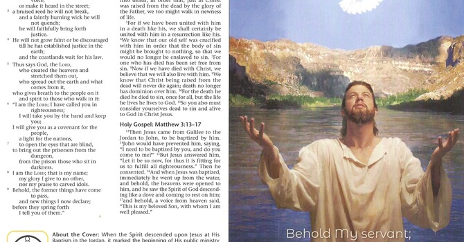 Worship Service Bulletin - The Baptism of our Lord