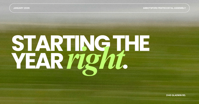 Starting The Year Right  