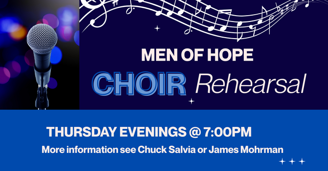 Men's Choir Rehearsal