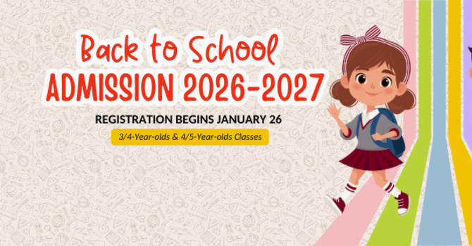 Preschool Registration for 2026-2027!