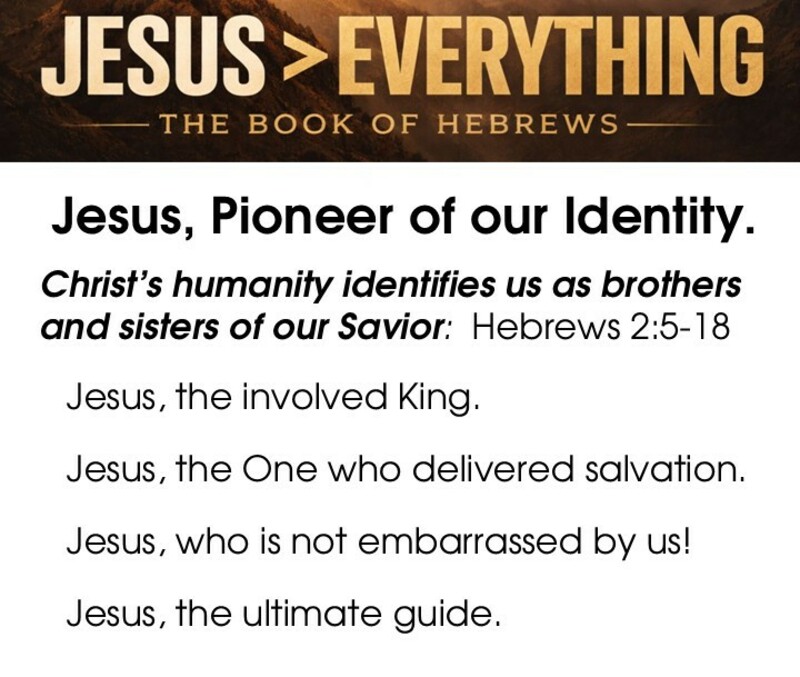 Jesus, Pioneer of Our Identity