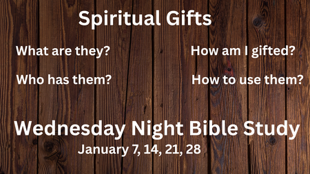 Wednesday Night Adult Bible Study