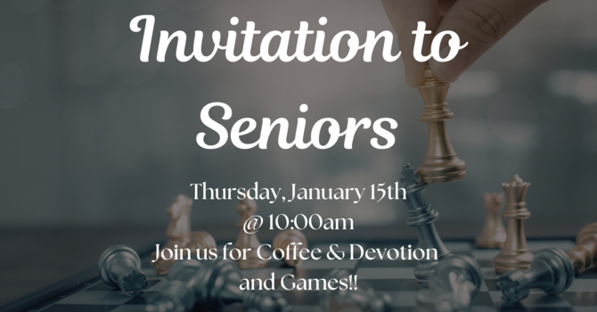 Invitation to Seniors