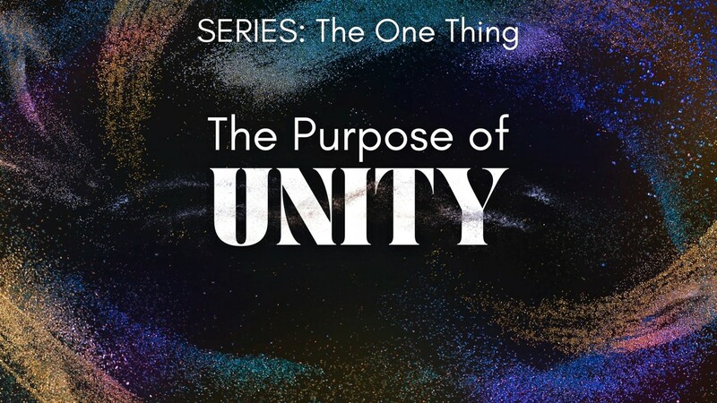 The Purpose of Unity