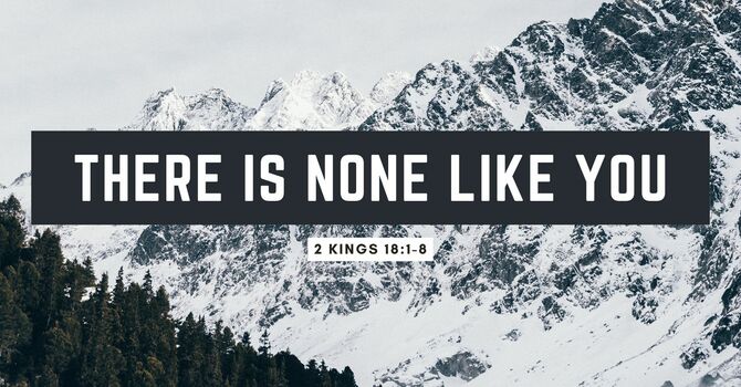 There Is None Like You