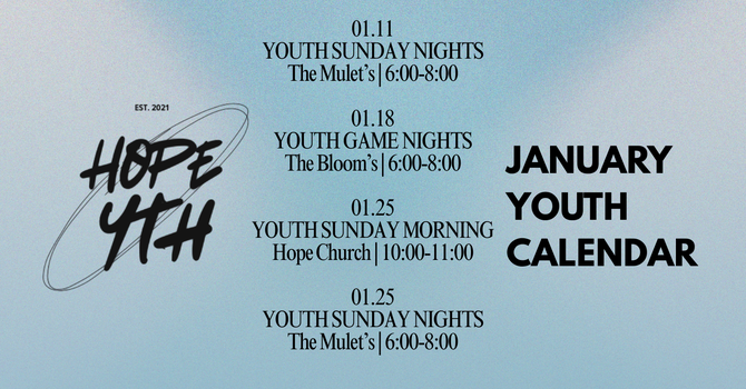 YOUTH SUNDAY MORNING