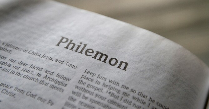 Philemon 1:4-21; "Charge That to My Account" (9.7.2025)