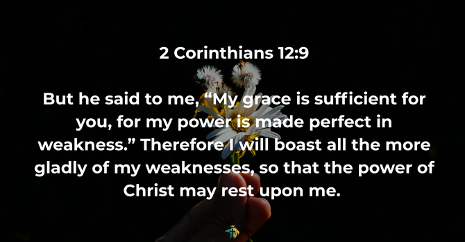 2 Corinthians 12:9 image