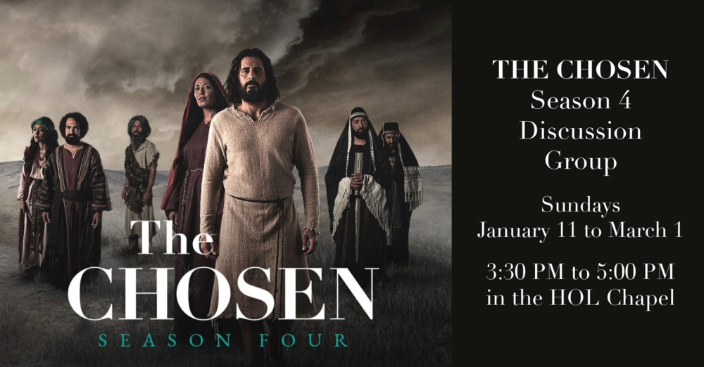 The Chosen Season 4 Discussion Group