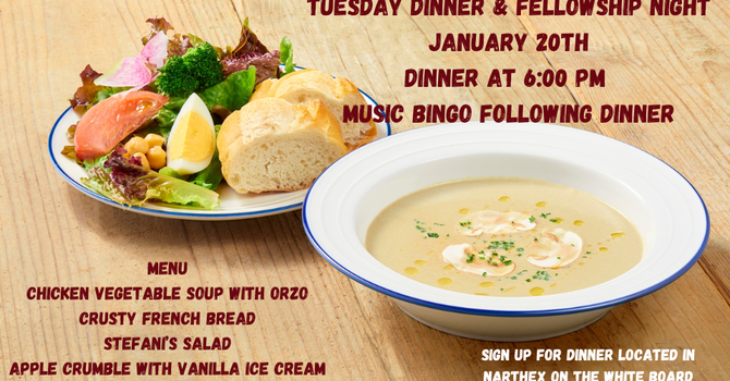 Tuesday Dinner & Fellowship Night