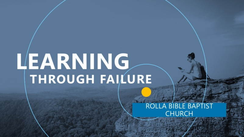 Learning Through Failure