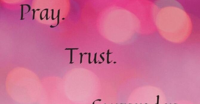 January — A Prayer of Trust and Surrender image