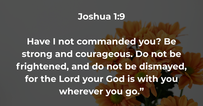 Joshua 1:9 image