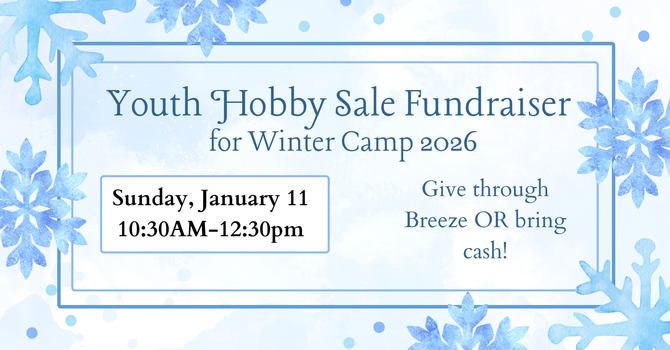 Youth Hobby Sale Fundraiser image