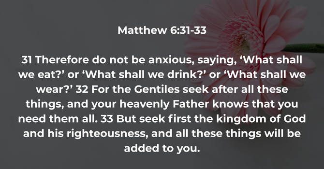 Matthew 6:31-33 image