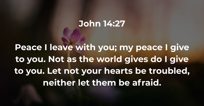 John 14:27 image