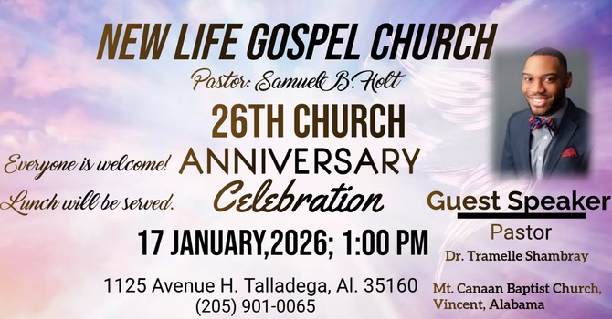 New Life Gospel Church 26th Church Anniversary Celebration image