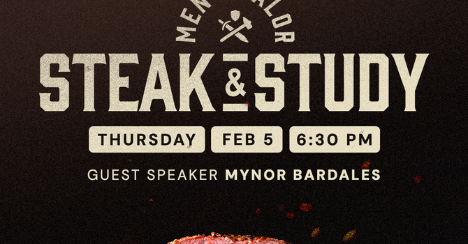 Men's Steak and Study