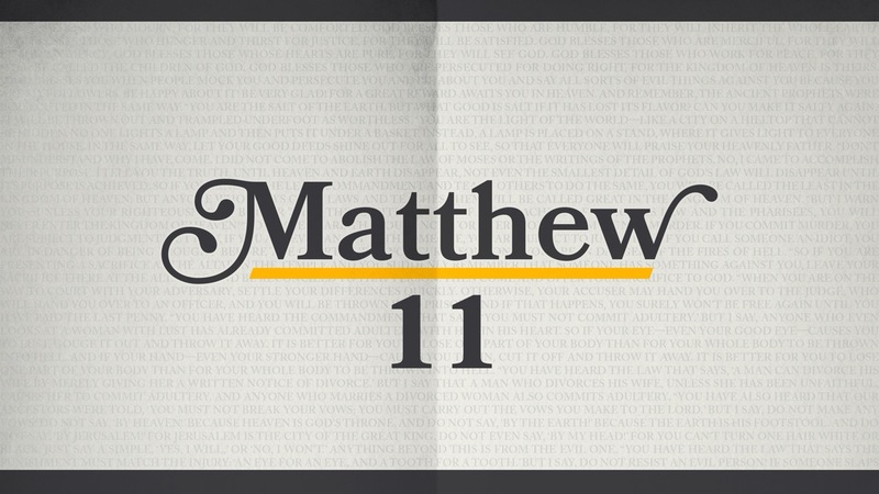 Matthew 11