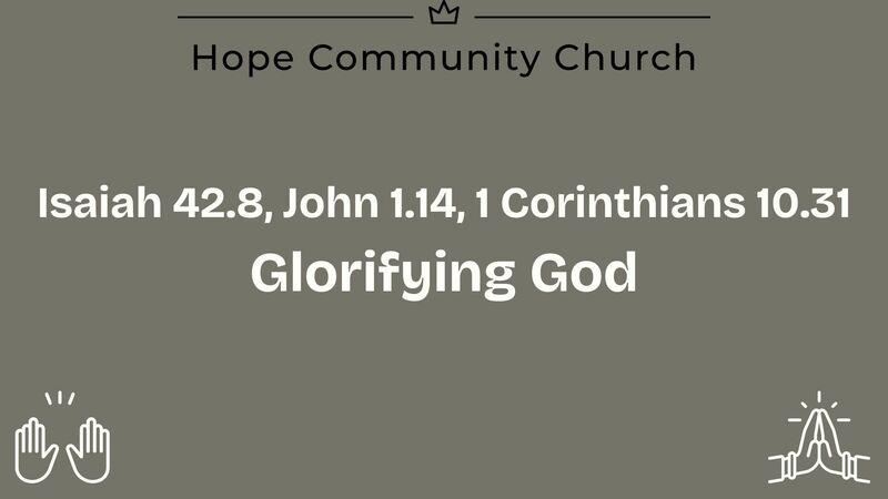 Glorifying God