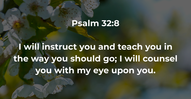 Psalm 32:8 image