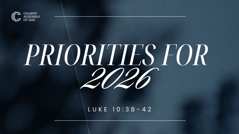Priorities For 2026