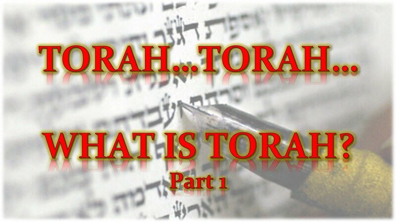 Torah...Torah...What Is Torah? 