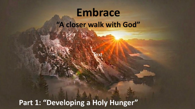 A Closer Walk with God