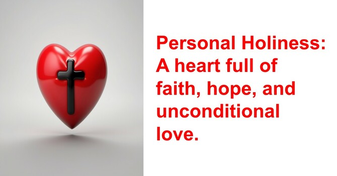 Personal Holiness is a Heart Issue