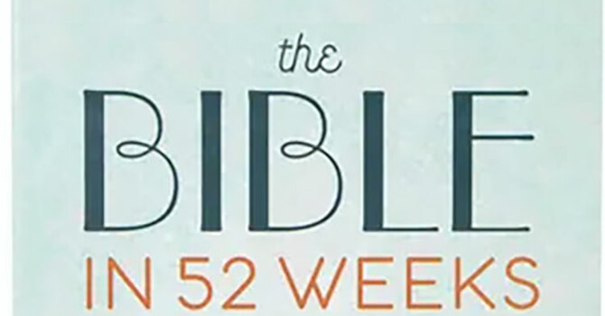 The Bible in 52 Weeks image