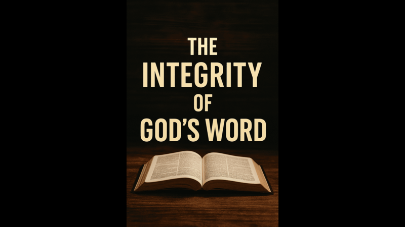 The Integrity of God's Word