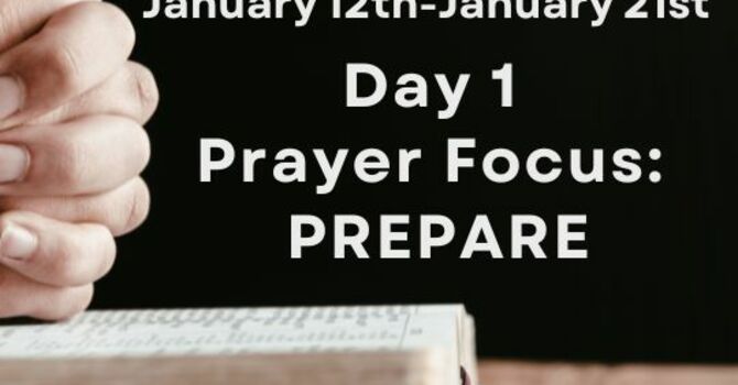 Day 1 Fasting & Prayer Encouragement image