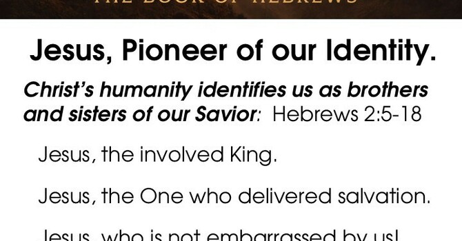 Jesus, Pioneer of Our Identity