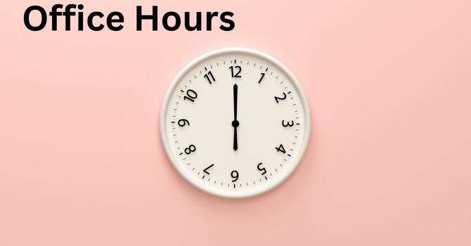 St. Mark's Office Hours 