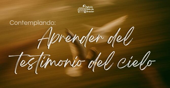 CONTEMPLANDO — Aprender del testimonio del cielo